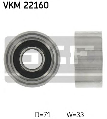 Направляющий / паразитный ролик ремня ГРМ SKF VKM 22160
