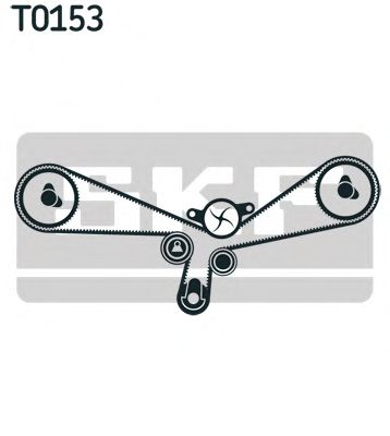 Комплект ремня ГРМ SKF VKMA 01927