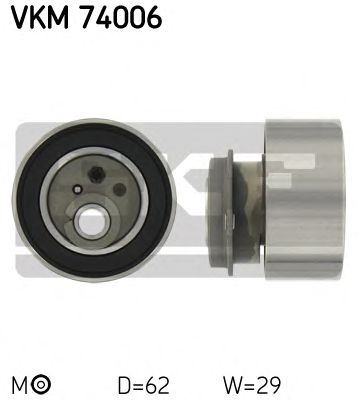 Натяжний ролик ременя ГРМ SKF VKM 74006