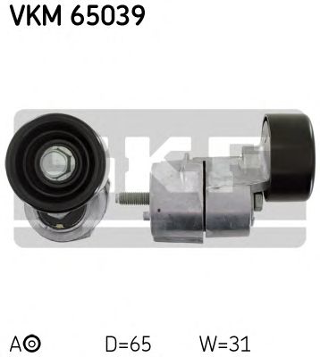 Натяжной ролик поликлинового ремня SKF VKM 65039