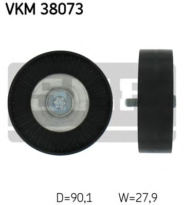 Направляющий / паразитный ролик  поликлинового ремня SKF VKM 38073