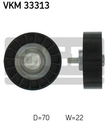 Направляющий / паразитный ролик поликлинового ремня SKF VKM 33313