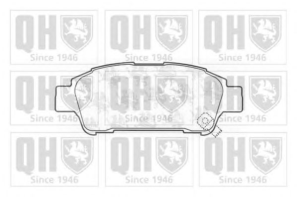Тормозные колодки QUINTON HAZELL BP1328