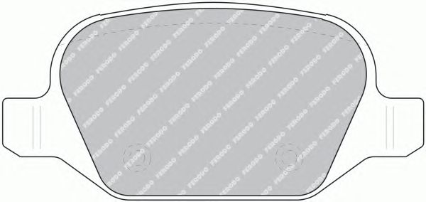 Тормозные колодки FERODO FDB1349