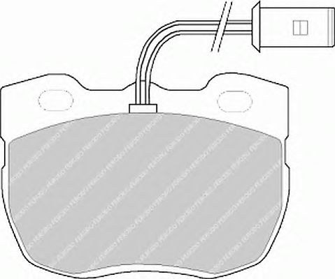Тормозные колодки FERODO FDB520