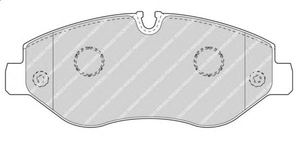 Тормозные колодки FERODO FVR4469