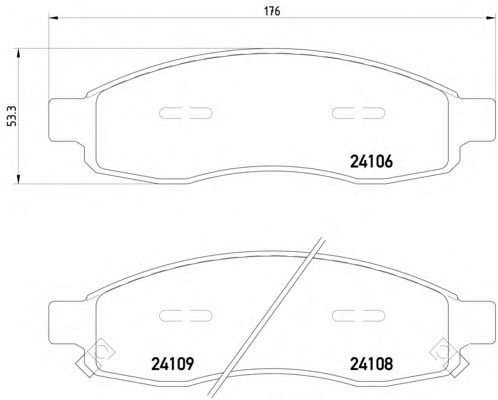 Тормозные колодки MINTEX MDB2650