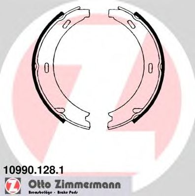 Тормозные колодки ручника ZIMMERMANN 10990.128.1