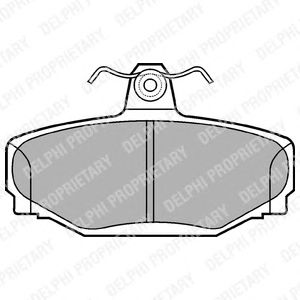 Тормозные колодки DELPHI LP637
