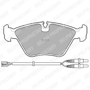 Тормозные колодки DELPHI LP906