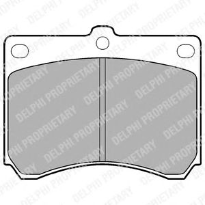 Тормозные колодки DELPHI LP935