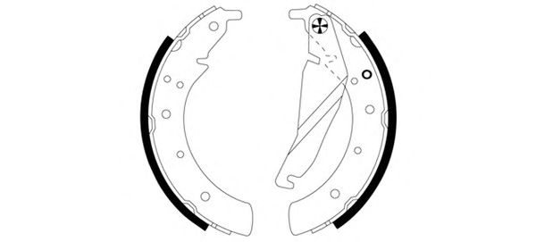 Тормозные колодки HELLA 8DB 355 000-741