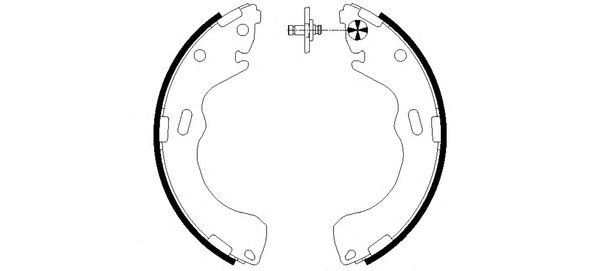 Тормозные колодки HELLA 8DB 355 002-661