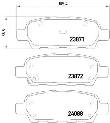 Тормозные колодки HELLA 8DB 355 010-241