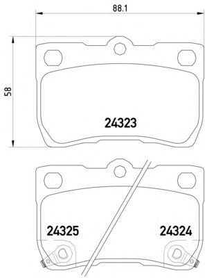 Тормозные колодки HELLA 8DB 355 006-971