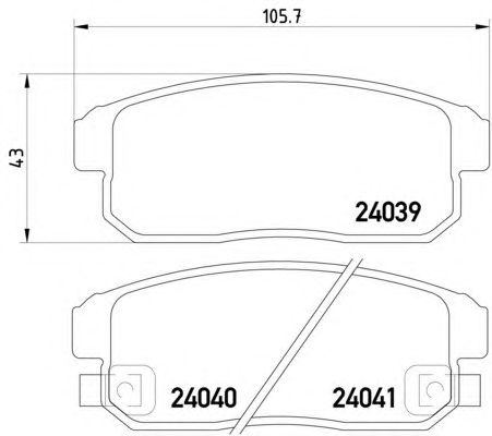 Гальмівні колодки HELLA 8DB 355 012-331
