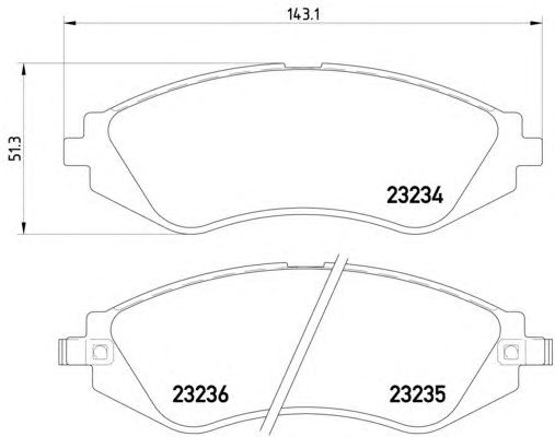 Тормозные колодки HELLA 8DB 355 017-141