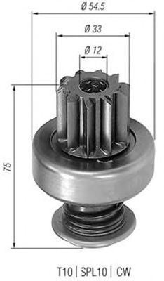 Бендикс стартера MAGNETI MARELLI 940113020303
