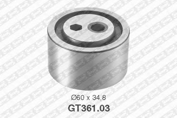 Натяжной ролик ремня ГРМ SNR GT361.03