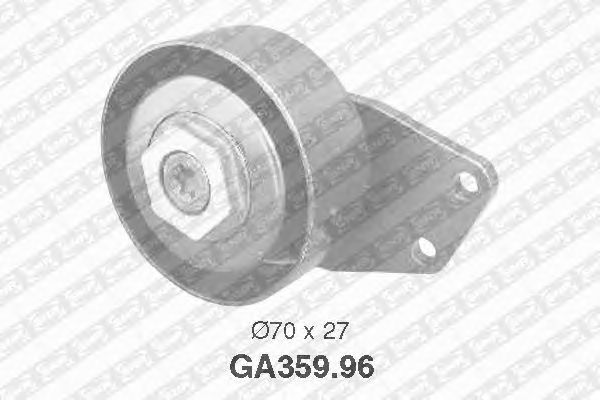 Натяжной ролик поликлинового ремня SNR GA359.96