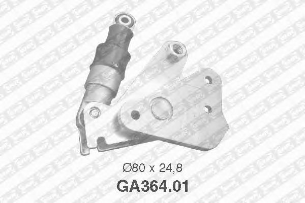 Натяжной ролик поликлинового ремня SNR GA364.01