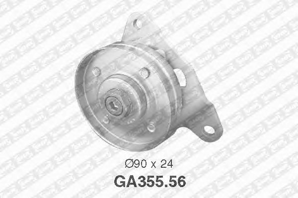Направляющий / паразитный ролик  поликлинового ремня SNR GA355.56