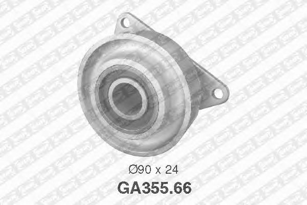 Направляющий / паразитный ролик поликлинового ремня SNR GA355.66