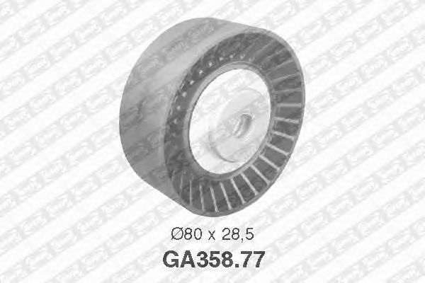 Направляющий / паразитный ролик  поликлинового ремня SNR GA358.77