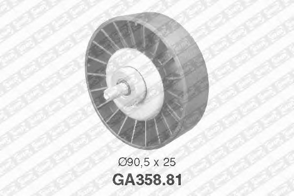 Направляющий / паразитный ролик  поликлинового ремня SNR GA358.81
