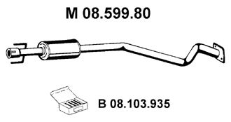 Резонатор EBERSPÄCHER 08.599.80