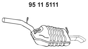 Глушитель EBERSPACHER 95 11 5111