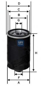 Топливный фильтр UFI 24.354.00