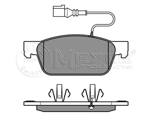 Тормозные колодки MEYLE 025 246 2318/W