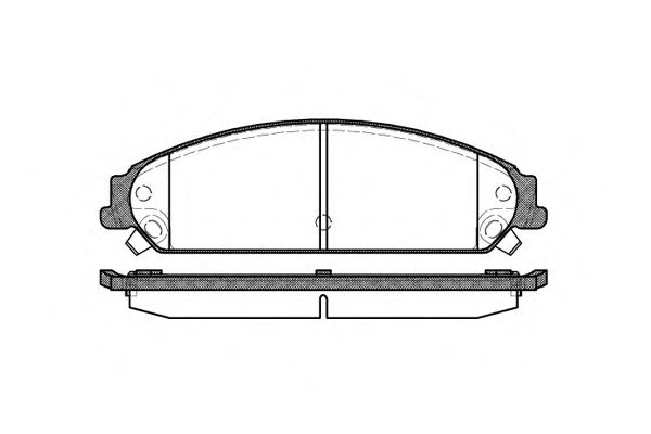 Тормозные колодки REMSA 1128.08