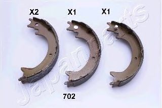 Тормозные колодки ручника JAPANPARTS GF-702AF