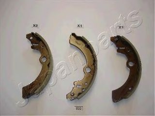 Тормозные колодки JAPANPARTS GF-822AF