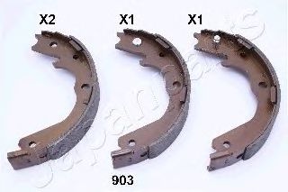 Тормозные колодки ручника JAPANPARTS GF-903AF