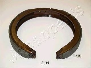 Тормозные колодки ручника JAPANPARTS GF-S01AF