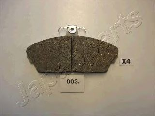 Тормозные колодки JAPANPARTS PA-003AF