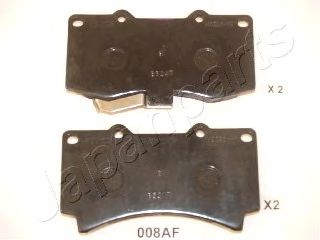 Тормозные колодки JAPANPARTS PA-008AF