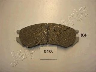 Тормозные колодки JAPANPARTS PA-010AF