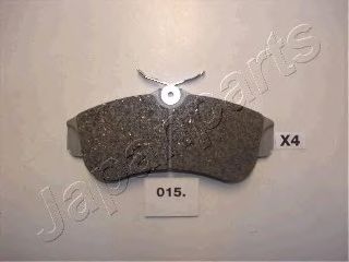 Тормозные колодки JAPANPARTS PA-015AF