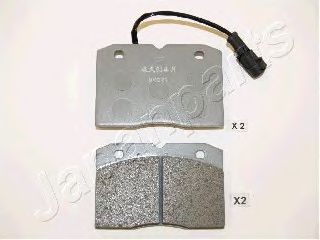 Тормозные колодки JAPANPARTS PA-016AF