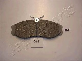 Тормозные колодки JAPANPARTS PA-017AF