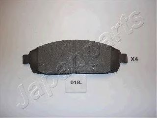 Тормозные колодки JAPANPARTS PA-018AF