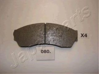 Тормозные колодки JAPANPARTS PA-080AF