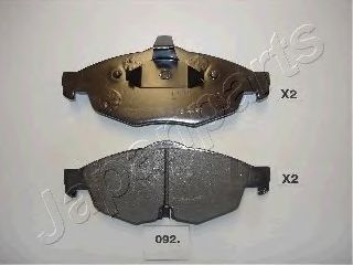Тормозные колодки JAPANPARTS PA-092AF