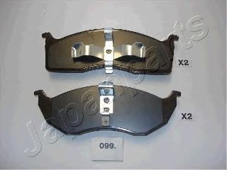 Тормозные колодки JAPANPARTS PA-099AF