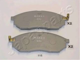Тормозные колодки JAPANPARTS PA-115AF