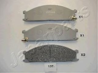 Тормозные колодки JAPANPARTS PA-137AF